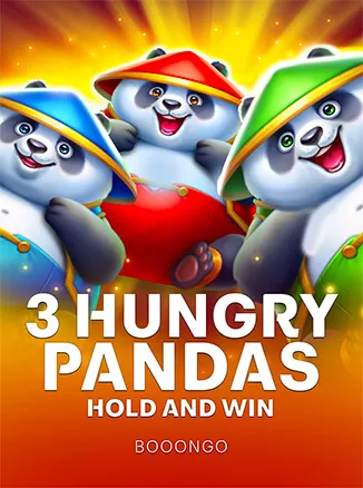 3 Hungry Pandas Hold and Win