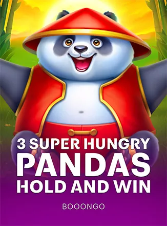 3 Super Hungry Pandas: Hold and Win