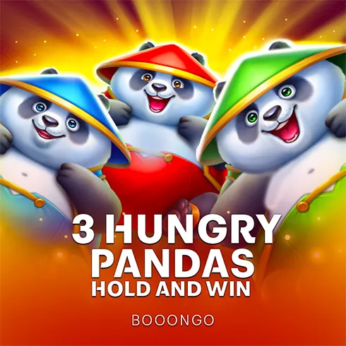 3 Hungry Pandas Hold and Win