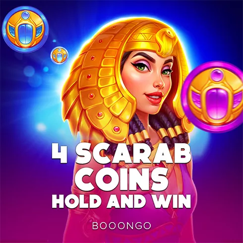 4 Scarab Coins: Hold and Win