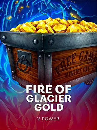 Fire of glacier gold