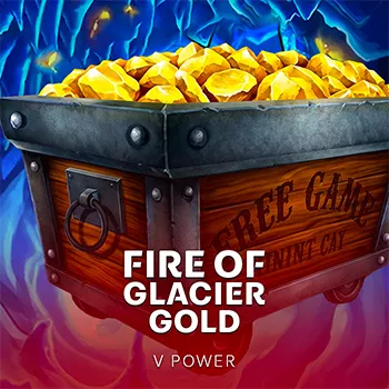 Fire of glacier gold